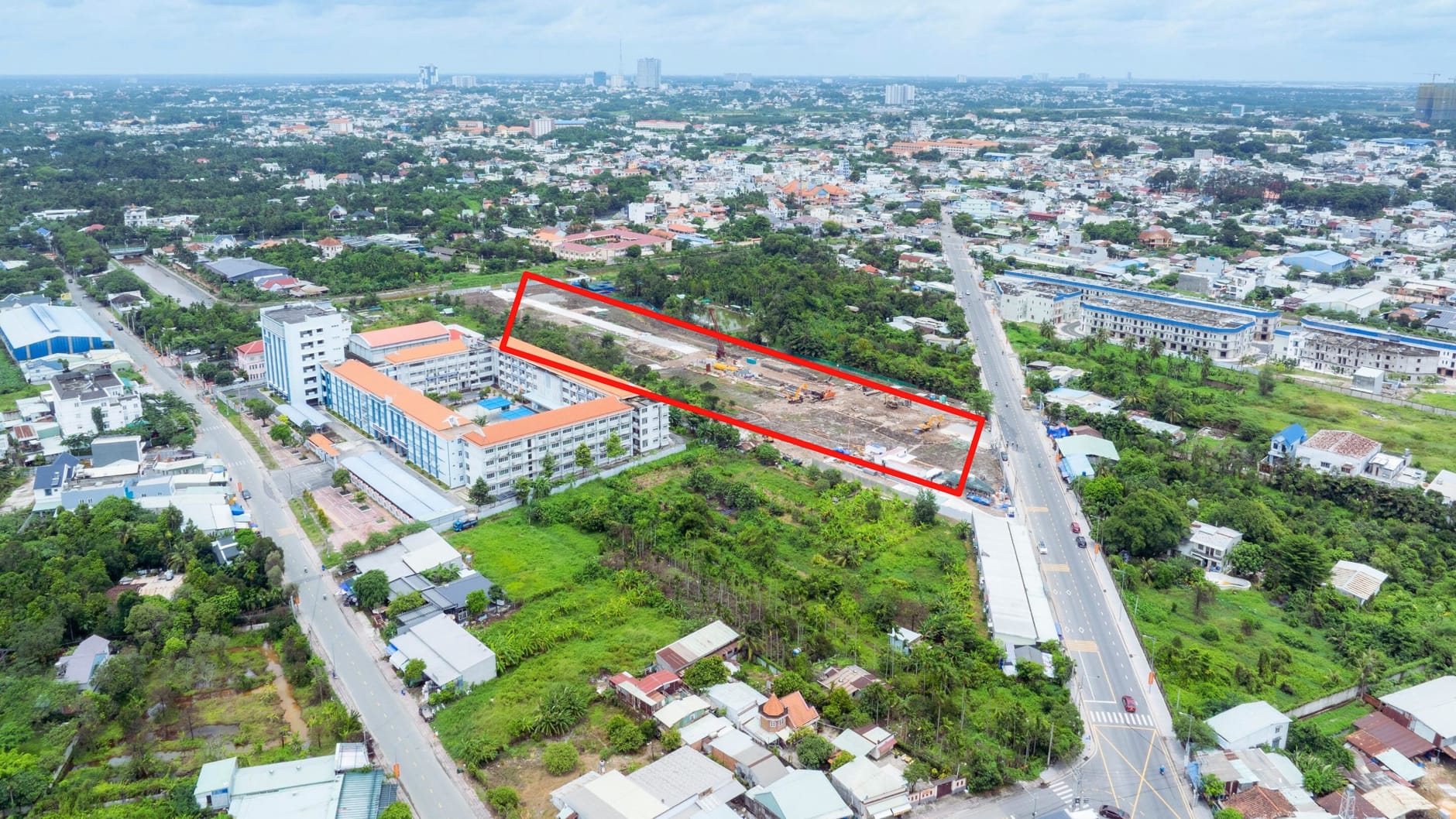 Ảnh Vị Trí Thực Tế Của Dự án The Emerald Garden View